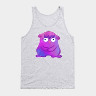 Cute Purple Monster Creature Tank Top